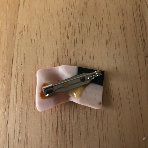 American Flag Pin Brooch Handmade Retro Patriotic - Picture 9 of 9